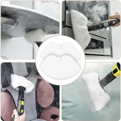 Clearance 5x Ersättningsöverdrag för Vileda Steam Power Pad Ångmopp tvättbara