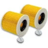 Sale 2x Filterpatron för dammsugare, kompatibel med Kärcher WD2 WD3 MV3 MV2 A2004 A2054 A2204 A2656_xx