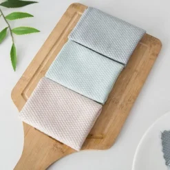 Clearance 1x Fiskfjäll Mikrofiber Polerande Rengöringsduk Handduk Trasor Fönster Y8M0 B79C 25*25cm 1pcs