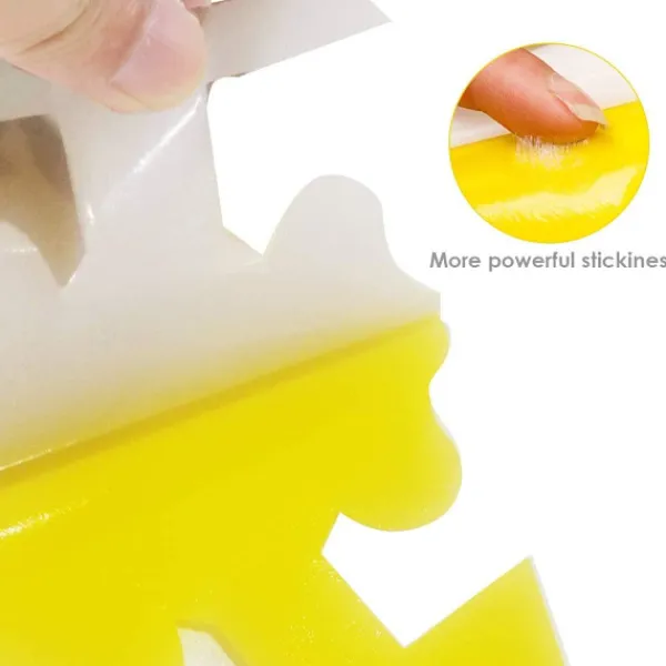 Best Generic 20X Flugfångare Klisterfälla Insektsfälla one size Gul