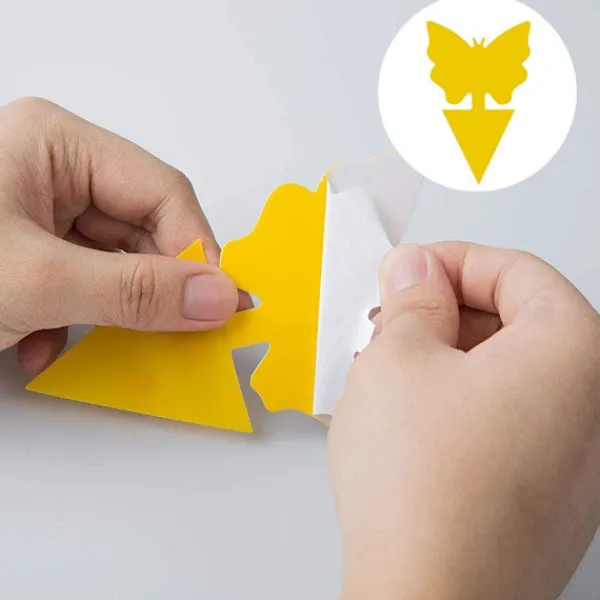 Best Generic 20X Flugfångare Klisterfälla Insektsfälla one size Gul