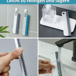 Clearance 2x fönsterraka, duschraka, silikonskrapa för speglar, fönster, glas och ytor i kök, badrum, bil | Praktisk skrapa för