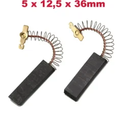 Sale 2x kolborstmotorkol 5x12,5x36mm för Bosch tvättmaskiner Maxx 5, Maxx 6, Maxx 7, Maxx Berlina, SilencePerfect, Tuaa, Euro-Classic 1000