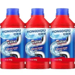 Hot 3x Kraftfullt Rörrensmedel Avloppsrensare Deodorant Toalett Handfat Avloppsrengörare Avlopp Snabb Rengöringsverktyg
