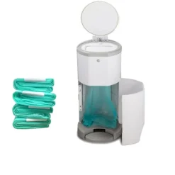 2x 12M Blöjpåfyllningspåsar, kompatibla med KORBEL, Dekor och Baby Feel Classic blöjhinkar och 16L sopsäckar för papperskorgar