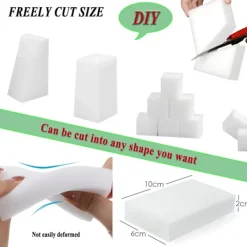 Outlet 20x Magisk Nanosvamp - Rengöringssvamp - Non-Chemical Vit (20-PACK)