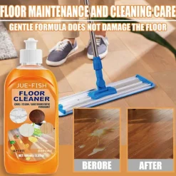 New 1-3X 100ml Jue-Fish Kraftfull Dekontamineringsmedel för Golv Trägolv Kakelrengöring