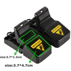 6X Musfälla Snäppfälla Återanvändningsbar fälla för mus, råtta - M