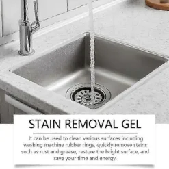 Online 1-3x Rengöringsgel för gummiringar i tvättmaskin, stark rengöring och dekontaminering 1pc