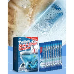 Discount 3x Stark Avloppsrengörare Rörrensningsmedel Vatten Avloppsrör Rengöringsverktyg Kemikalier Sänka Toalett Deodorant