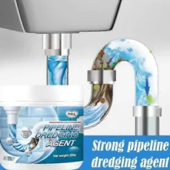 Hot 1-3X Starkt Rörrensningsmedel, Kraftfullt Rörrensningsmedel för Kökstoalett