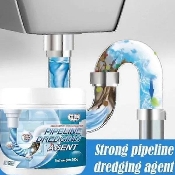 Hot 1-3X Starkt Rörrensningsmedel, Kraftfullt Rörrensningsmedel för Kökstoalett