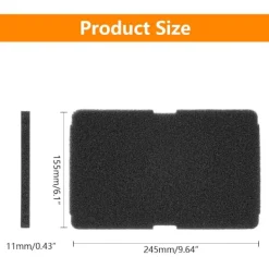 Hot x Torktumlare Filter för Torktumlare 240 x 155 x 11 mm Torktumlare Filter Ersättning för Beko Grundig Blomberg ElektraBregenz 2964840100 [Energiklass A++] | Fyndiq