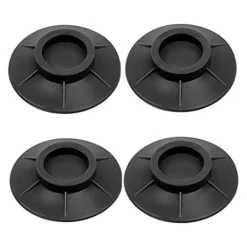 Sale del 4x Vibrationsdämpare - Gummifötter för Tvättmaskin Svart