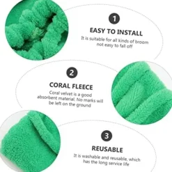 Sale 38x25cm 1 st Sopskydd Sopskydd Torrt och Vått Dubbelanvändning Sopskydd Golvsopning Rengöringsdukar Sopskydd Överdrag Dispos