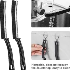 Best 23,5x12cm 6 stycken Fogborste, Multifunktionell Rengöringsborste, Spaltrengöringsborste, för Rengöring av Väggplattor, Fönsterkarmar