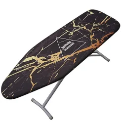140x49CM Tyg Marmorering Strykbrädeskydd Skyddande Pressjärn Fällbart för Strykning Tygskydd