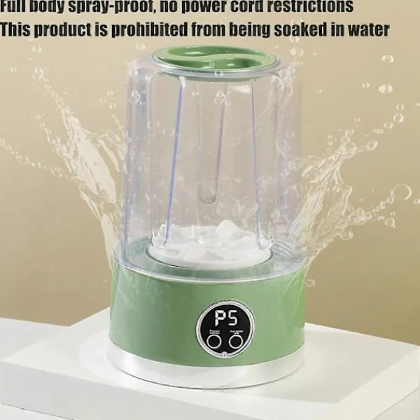 Sale YE02 portabel minitvättmaskin, uppladdningsbar Kompatibel med resor lägenhet camping