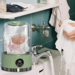 Sale YE02 portabel minitvättmaskin, uppladdningsbar Kompatibel med resor lägenhet camping