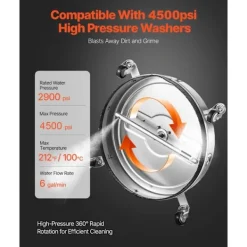 Online DUOKU Yt rengörare - - QD-XDP14 - 558 mm - Rostfritt Stål - 4500 psi Rostfritt stål med naturlig finish