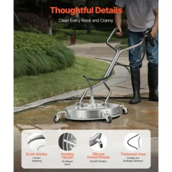 Online DUOKU Yt rengörare - - QD-XDP14 - 558 mm - Rostfritt Stål - 4500 psi Rostfritt stål med naturlig finish