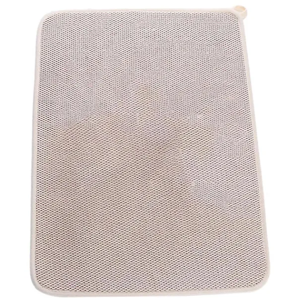 Discount yyhh Diskunderlägg Mikrofiber Diskhandduksmatta, Superabsorberande, Mikrofiber Diskhandduksmatta Beige