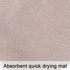 Discount yyhh Diskunderlägg Mikrofiber Diskhandduksmatta, Superabsorberande, Mikrofiber Diskhandduksmatta Beige